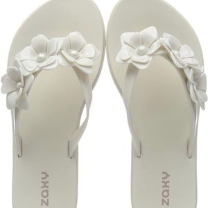 ZAXY FRESH FLOWER SANDALS (light beige/ CREAM)
